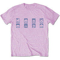 BT21 koszulka, Group Squares Pink, męskie