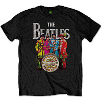 The Beatles koszulka, Sgt Pepper FPO Black, męskie
