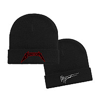 Metallica czapka zimowa, Cliff Burton Signature/Logo Black Cuffed