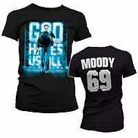 Californication koszulka, God Hates Us All Moody 69 Girly, damskie