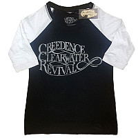 Creedence Clearwater Revival koszulka, Vintage Logo Girly Raglan, damskie