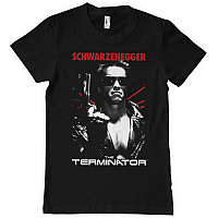 Terminator koszulka, Schwarzenegger Poster Black, męskie