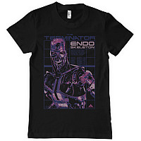 Terminator koszulka, Endoskeleton Black, męskie