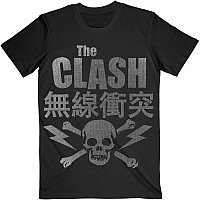 The Clash koszulka, Skull & Crossbones Black, męskie