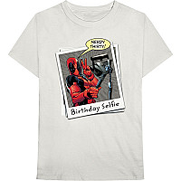 Deadpool koszulka, Deadpool Birthday Selfie White, męskie