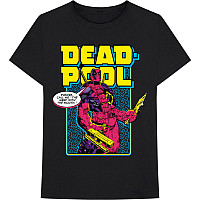 Deadpool koszulka, Deadpool Comic Merc Black, męskie