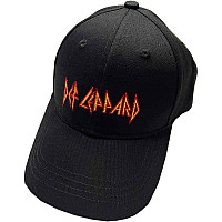 Def Leppard czapka z daszkiem, Text Logo Black, unisex