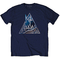 Def Leppard koszulka, Triangle Logo, męskie