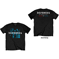 Deftones koszulka, Static Skull BP Black, męskie