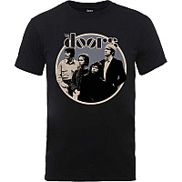 The Doors koszulka, Retro Circle Black, męskie