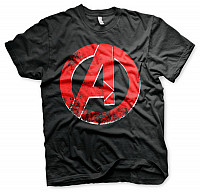 Marvel Comics koszulka, Distressed A Logo, męskie