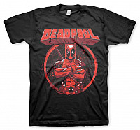 Deadpool koszulka, Deadpool Pose Black, męskie