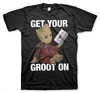Strážci Galaxie koszulka, Get Your Groot On Black, męskie