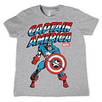 Captain America koszulka, Captain America Kids Grey, dziecięcy