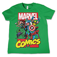 Marvel Comics koszulka, Heroes Green, dziecięcy