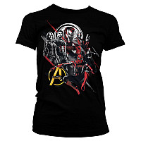 Marvel Comics koszulka, Avengers Heroes Girly, damskie