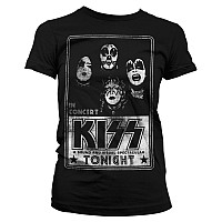 KISS koszulka, KISS In Concert Distressed, damskie