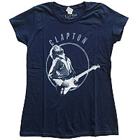 Eric Clapton koszulka, Vintage Photo Girly Navy Blue, damskie