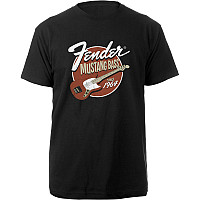 Fender koszulka, Mustang Bass Black, męskie
