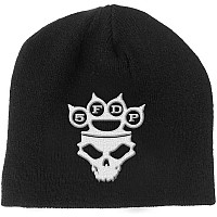 Five Finger Death Punch zimowa czapka zimowa, Knuckle Duster Logo & Skull