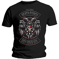 Five Finger Death Punch koszulka, Biker Badge, męskie