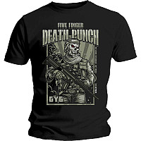 Five Five Finger Death Punch koszulka, War Soldier, męskie