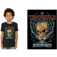 Five Finger Death Punch koszulka, Trouble Black, dziecięcy