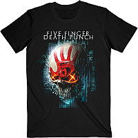 Five Finger Death Punch koszulka, Interface Skull Black, męskie