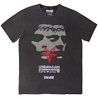 Falling In Reverse koszulka, Blur Stone Wash Charcoal Grey, męskie