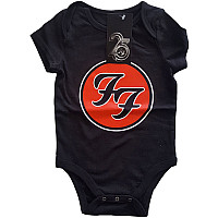 Foo Fighters niemowlęcy body koszulka, FF Logo Black, dziecięcy