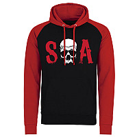 Sons of Anarchy bluza, SOA Baseball Black & Red, męska