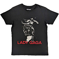 Lady Gaga koszulka, Leather Jacket Black, męskie