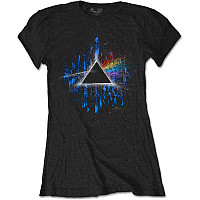 Pink Floyd koszulka, DSOTM Blue Splatter Girly, damskie