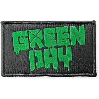 Green Day tkaná nažehlovačka PES 99x57 mm, GD Logo