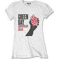 Green Day koszulka, American Idiot Girly White, damskie