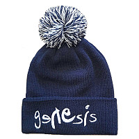 Genesis zimowa czapka zimowa s bambulí, Logo Navy Blue