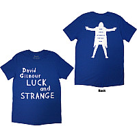 Pink Floyd koszulka, David Gilmour Luck & Strange Logo BP Blue, męskie