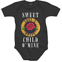 Guns N Roses niemowlęcy body koszulka, Child O' Mine Black, dziecięcy