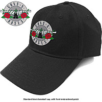 Guns N Roses czapka z daszkiem, Silver Circle Logo Black
