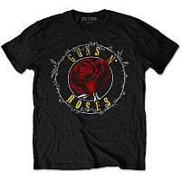 Guns N Roses koszulka, Rose Circle Paradise City BP Black, męskie