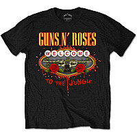 Guns N Roses koszulka, Welcome To The Jungle, męskie