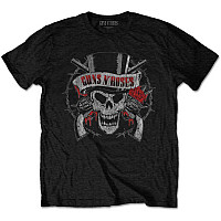 Guns N Roses koszulka, Distressed Skull, męskie