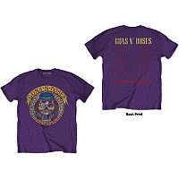 Guns N Roses koszulka, Skull Circle BP Purple, męskie