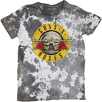 Guns N Roses koszulka, Classic Logo Dip-Dye White, męskie