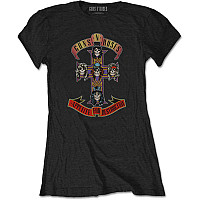 Guns N Roses koszulka, Appetite For Destruction Girly Black, damskie