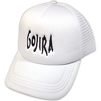 Gojira czapka z daszkiem, Logo Mesh White, unisex