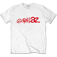 Gorillaz koszulka, Logo White, męskie