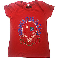 Grateful Dead koszulka, Space Your Face & Logo Girly Red, damskie