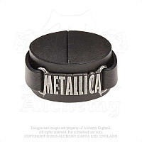 Metallica kožený bransoletka, Logo