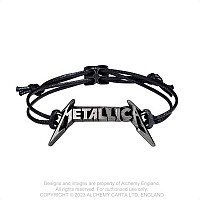 Metallica bransoletka s posuvníkem do max 25 cm, 3D Classic Logo 25x52x10 mm 8 g